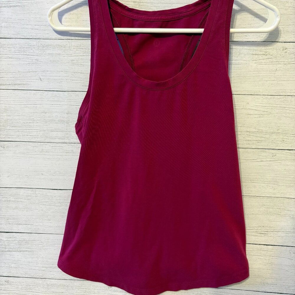 Lululemon Knot a Problem Tank Magenta Pink Size Small